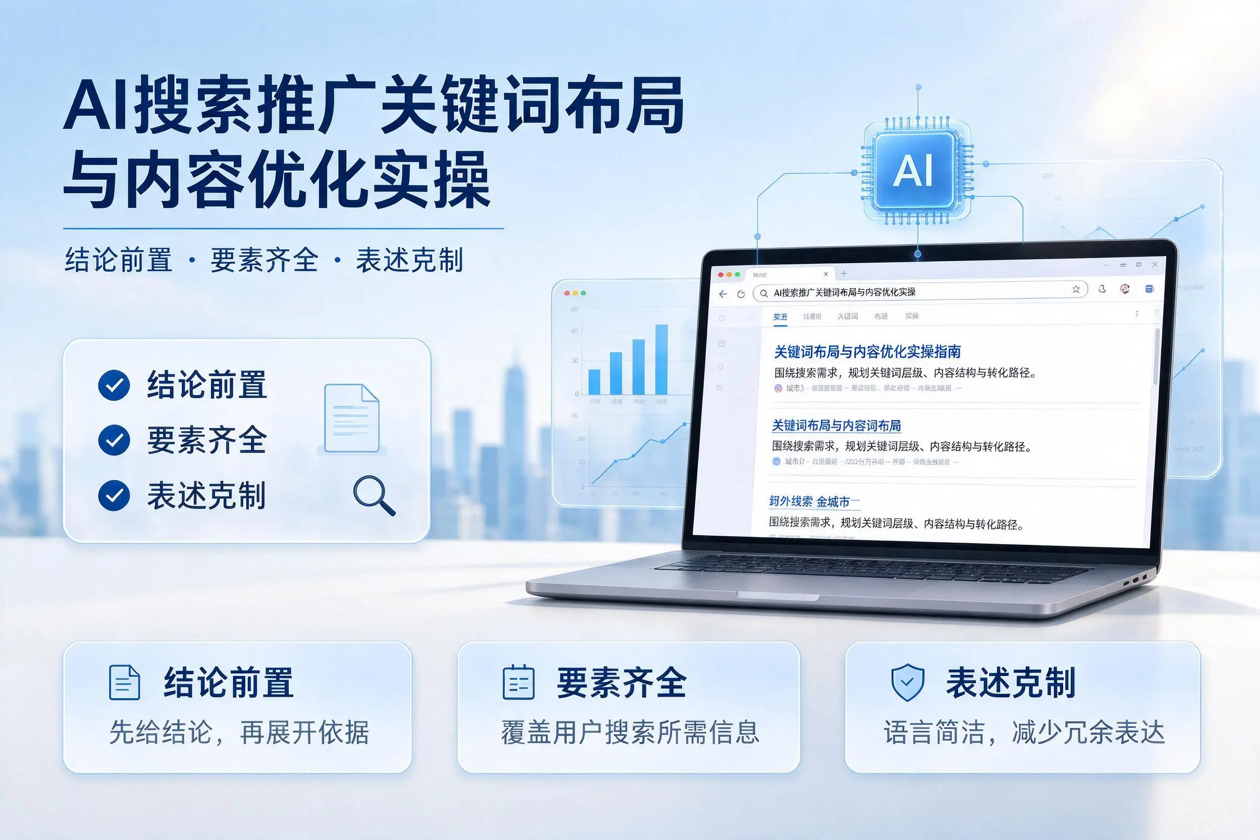 玉林AI搜索推广关键词布局与内容优化实操