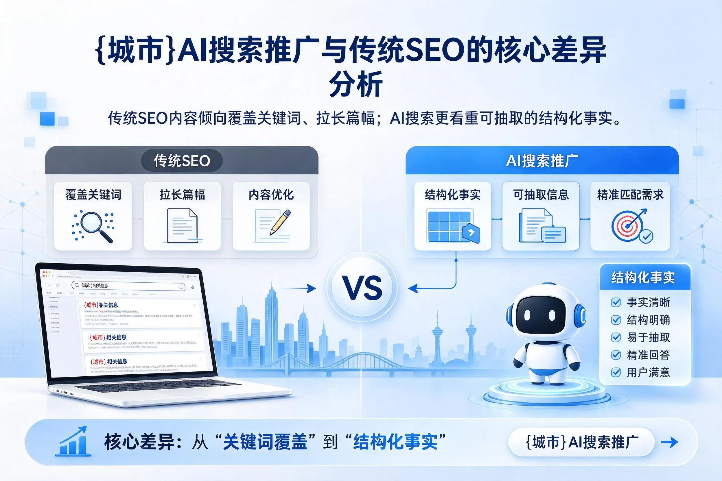 玉林AI搜索推广与传统SEO的核心差异分析